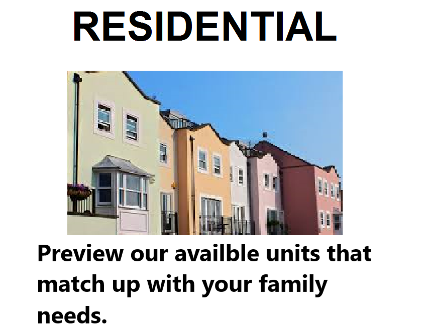 residential units